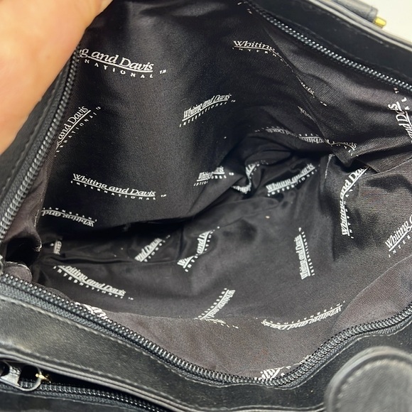 Whiting and Davis Large Double Compartment Shoulder Bag - Picture 10 of 16